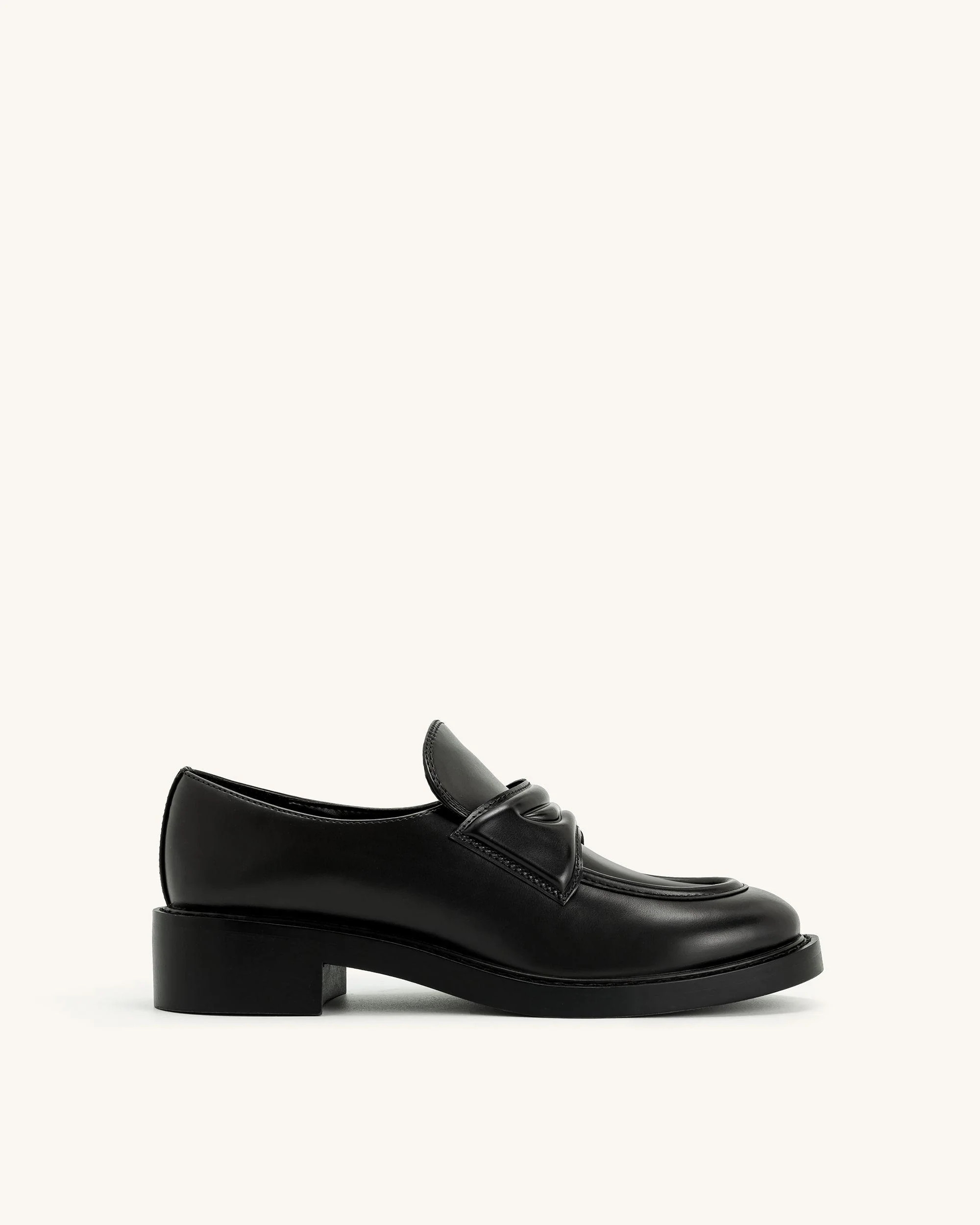 Micah Chunky Loafer - Black | JW PEI US