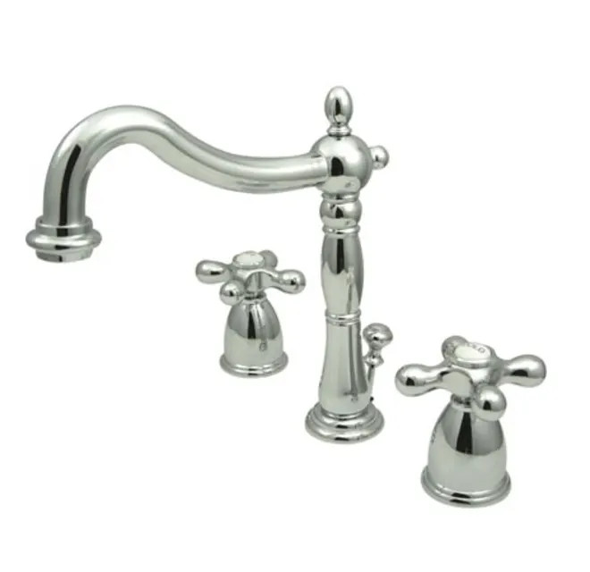 Heritage 1.2 GPM Widespread Bathroom Faucet with Pop-Up Drain Assembly | Build.com, Inc.