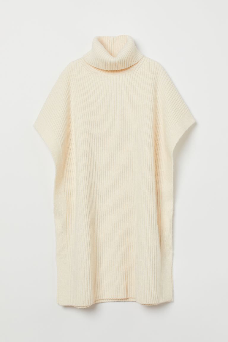 Rib-knit Poncho | H&M (US + CA)