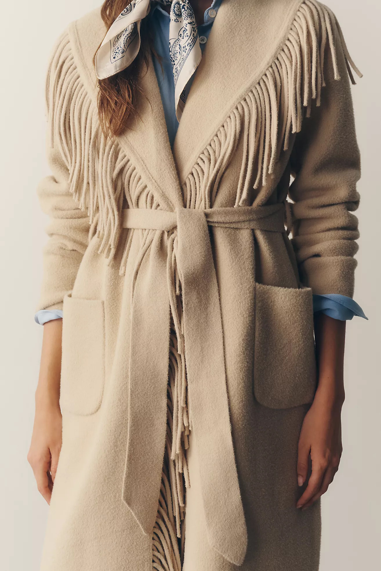 NVLT Eyelash Wrap Coatigan Sweater | Anthropologie (US)