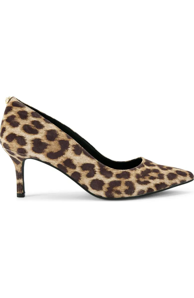 Kurt Geiger London Kensington Leopard Print Flexi Pointed Toe Pump (Women) | Nordstrom | Nordstrom