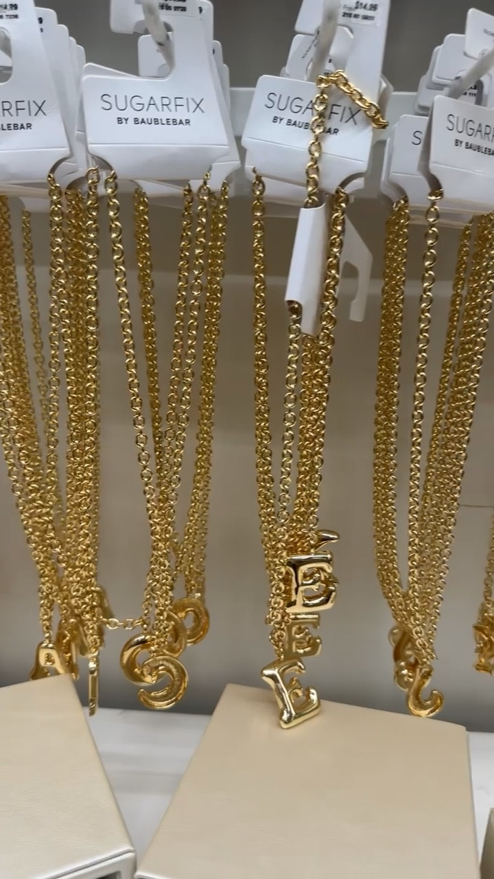 Sugarfix initial letter necklaces at target 🫶🏼

#LTKStyleTip #LTKWorkwear #LTKSeasonal