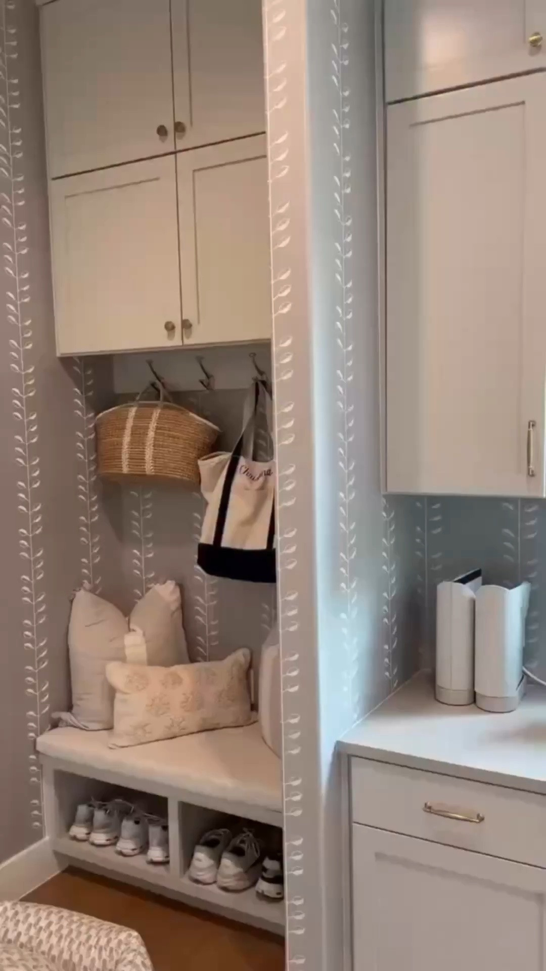 In Christina’s home, the laundry room and mudroom sit at the center of daily movement.✨

This is where the comings and goings of the day are managed—the laundry moving through its cycles, the routines of the pets, the daily activities, and everything that moves in and out of the home throughout the day.

Every element in this space was placed with intention. Storage follows the way the home moves, with clear zones that contain daily activity and prevent it from spilling into surrounding living spaces. Even the smallest details, laundry flow, utility storage, everyday essentials, are arranged to support seamless function.

Love the products featured here? We’ve pulled together the exact pieces used in this space so you can shop them for your own home!


#laundryroom #laundryroomorganization #austintexas #homeorganization #gracefulspaces

#LTKmomlife #LTKHome