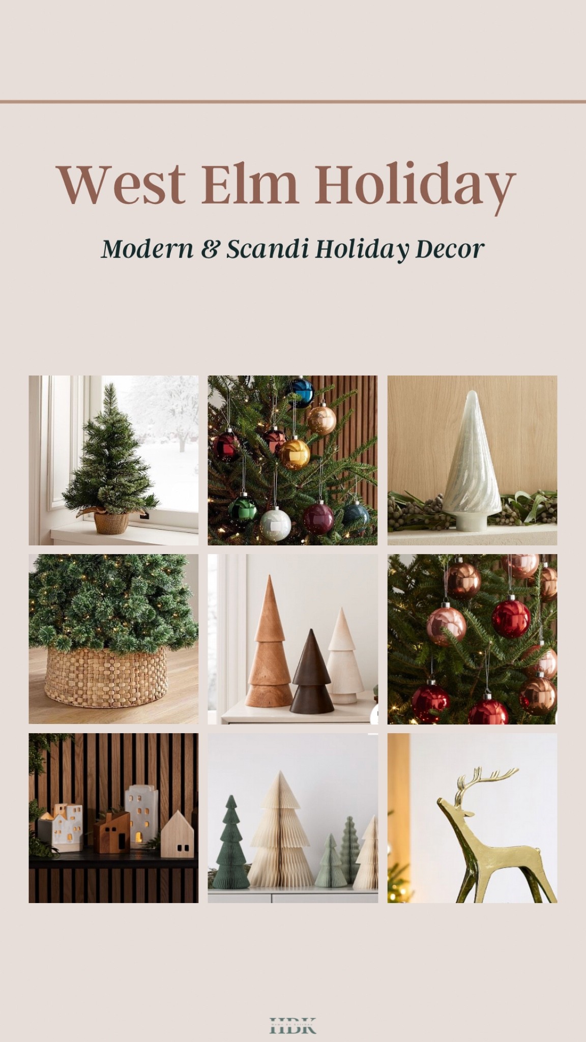West Elm modern and Scandinavian holiday decor 

#LTKHoliday #LTKSeasonal #LTKsalealert