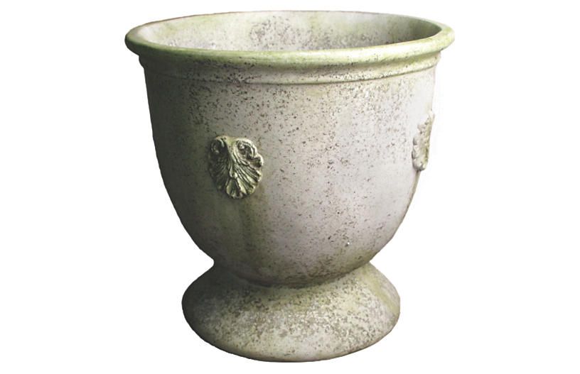 20" French Anduze Planter, White Moss | One Kings Lane