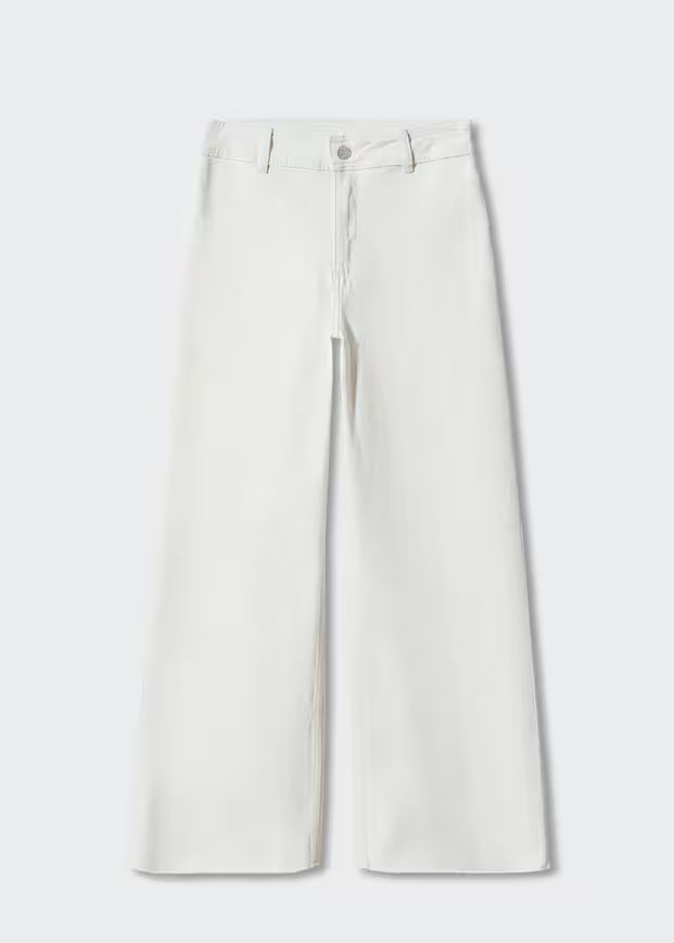Jeans culotte high waist -  Women | Mango United Kingdom | MANGO (UK)