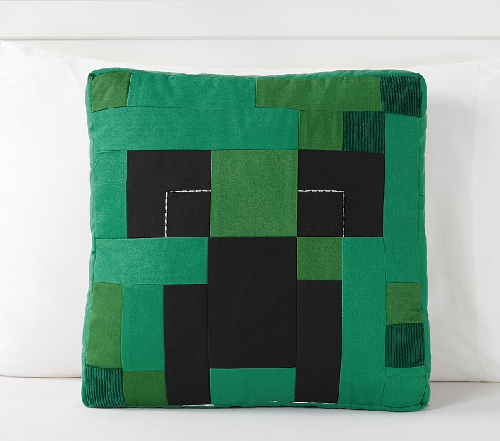 Minecraft™ Creeper Pillow | Pottery Barn Kids