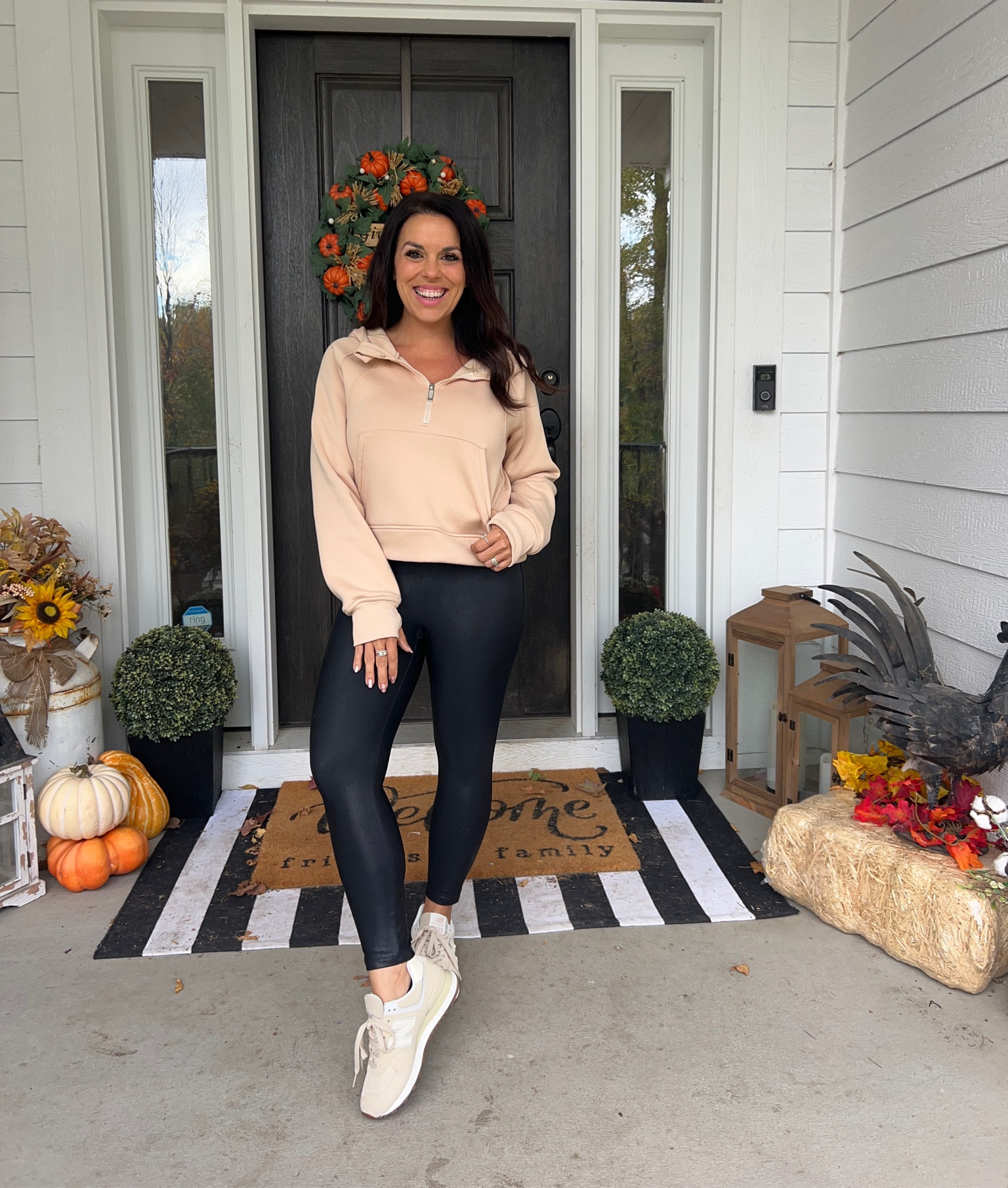 Public Service Announcement!!! Spanx Faux Leather Leggings are currently on Sale for Black Friday!!!! They NEVER go on sale so I wanted to be sure to share!! These are a bit of a splurge but they are literally the best and worth every penny!! I’ve had mine for over 2 years and they are the best quality! I’ve tried a ton of dupes that come close but truly nothing tops these!! If you have never gotten a pair I highly recommend. Perfect to dress up or down and they Come in PETITE which my fellow shorties will love 😂 I’m 5ft wearing a Petite Small! I just got the fleece lined ones which are new and this Minnesota Mama is pretty dang pumped😂

#LTKfindsunder100 #LTKCyberWeek #LTKSeasonal