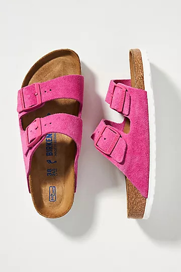 Birkenstock Suede Arizona Sandals | Anthropologie (US)