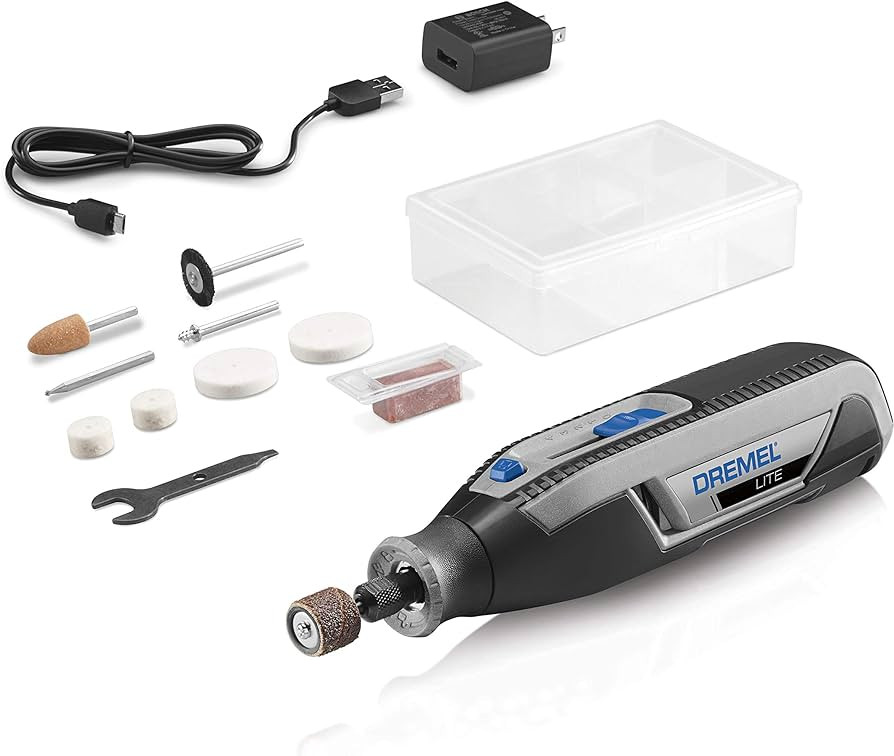 Dremel Lite 7760 N/10 4V Li-Ion Cordless Rotary Tool, Variable Speed Multi-Purpose Kit, USB Charg... | Amazon (US)
