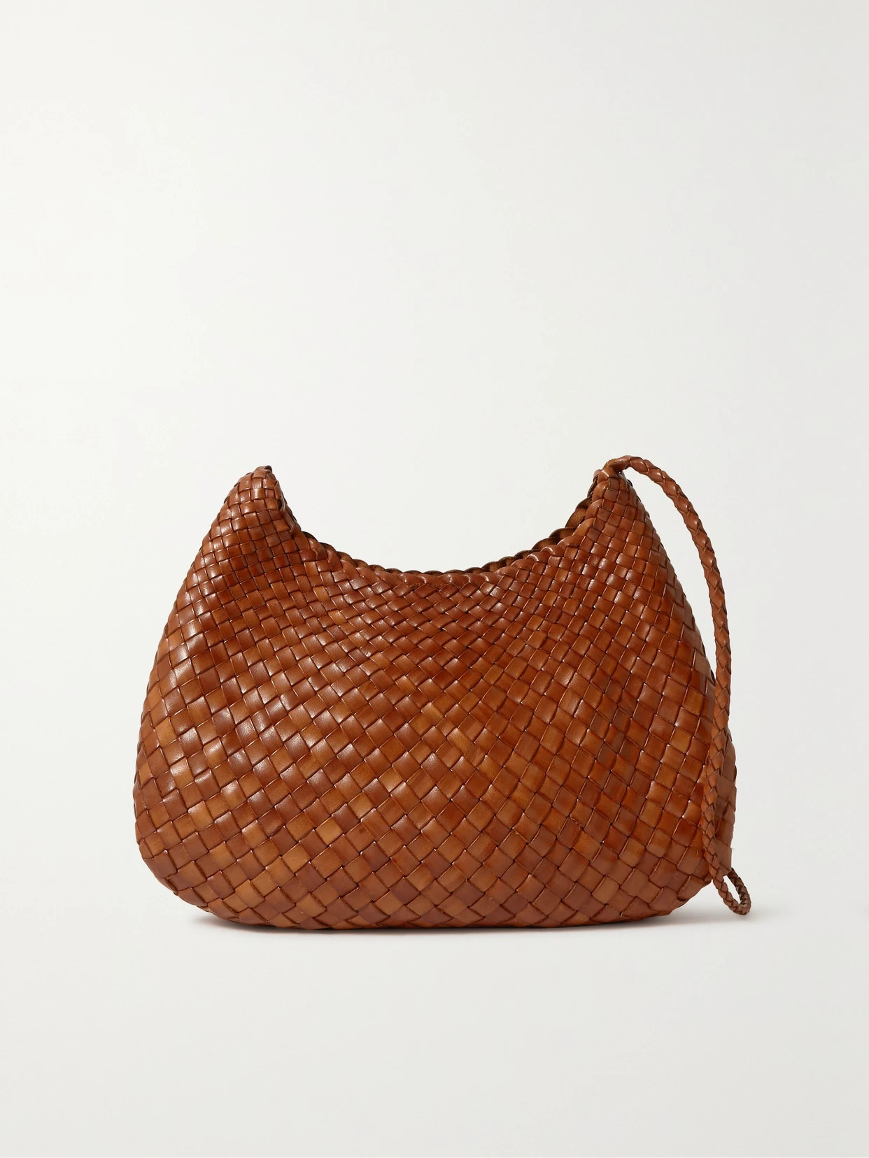 Dragon Diffusion - Santa Rosa Woven Leather Shoulder Bag - Brown | NET-A-PORTER (US)
