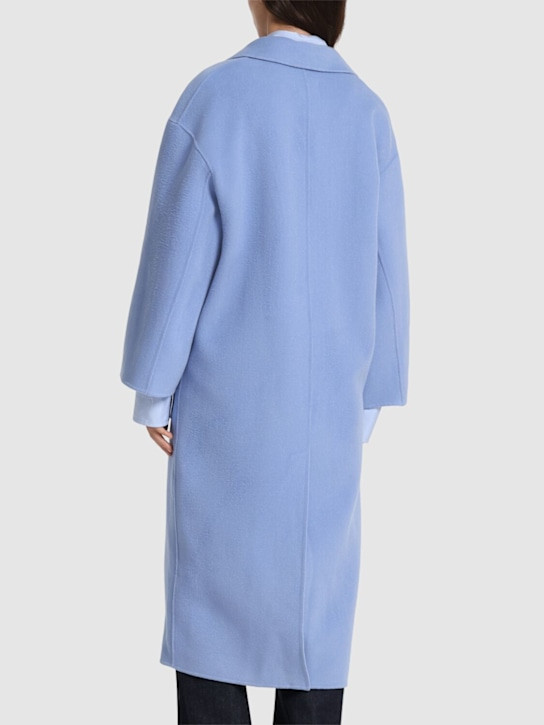 Borneo double breast wool long coat | Luisaviaroma