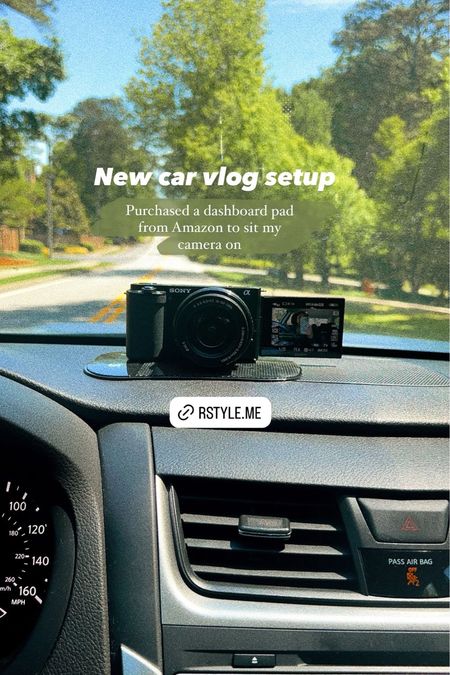 Bought a new dashboard pad to secure my camera when driving/filming. 

#LTKFindsUnder50 #LTKVideo #LTKFindsUnder100