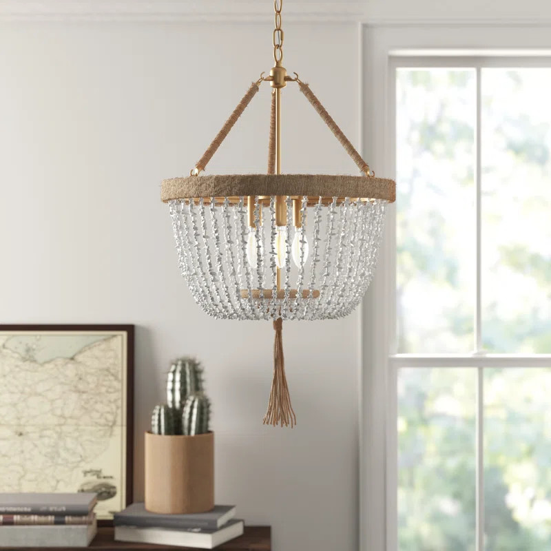 Farah 3 - Light Unique Drum Chandelier | Wayfair North America