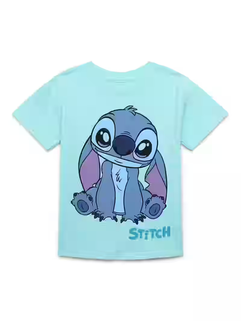 Disney Lilo and Stitch Toddler Short Sleeve Crewneck Tee, Sizes 12M-5T | Walmart (US)
