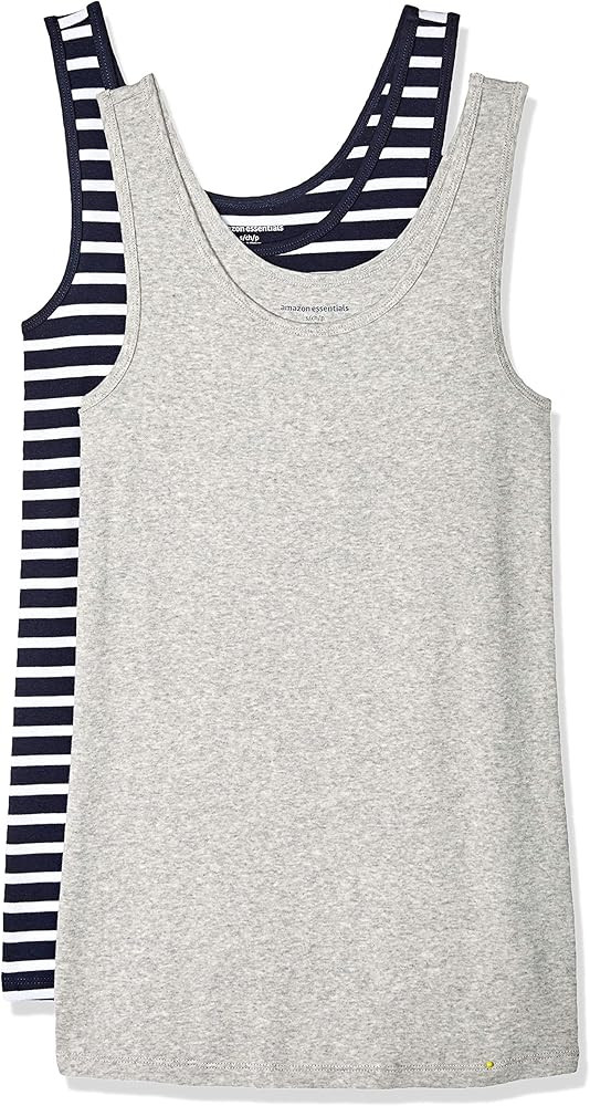 Amazon Essentials Women's Slim-Fit Tank, Pack of 2 | Amazon (US)