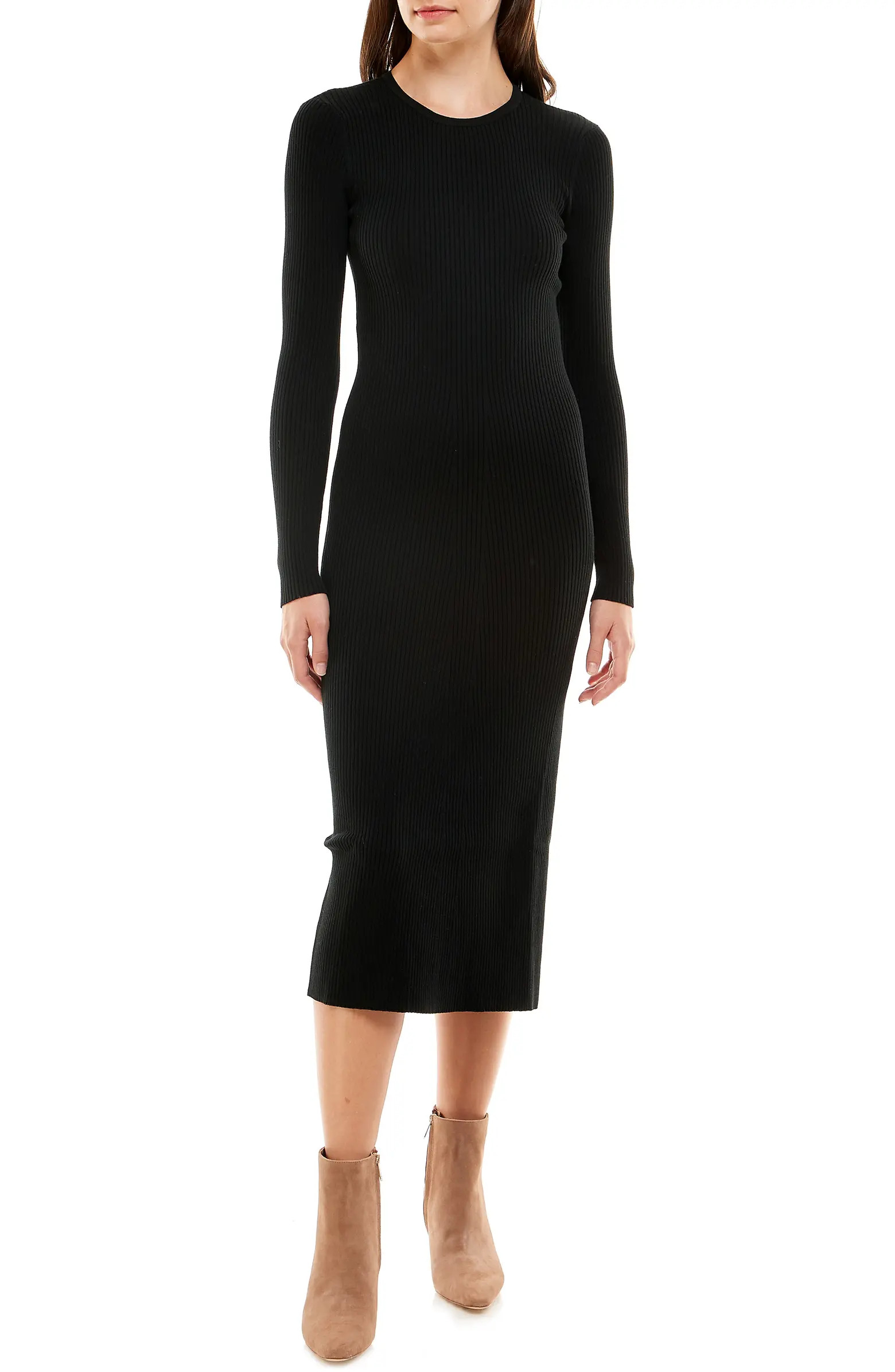 WAYF Kate Long Sleeve Midi Dress | Nordstrom | Nordstrom