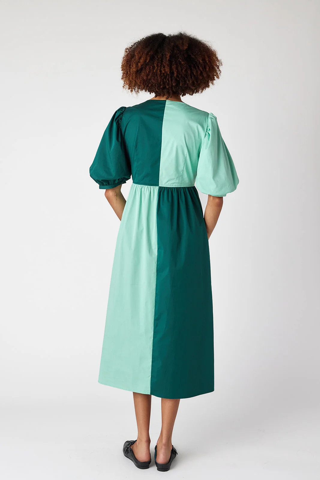 Emmy Dress in Botanical Colorblock | CROSBY by Mollie Burch | CROSBY by Mollie Burch