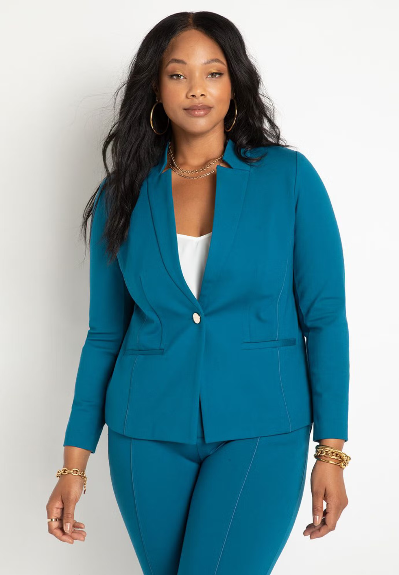 The Ultimate Stretch Work Blazer | Eloquii