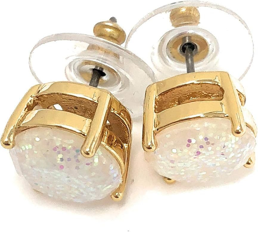 Kate Spade Glitter Round Opaque Earrings | Amazon (US)