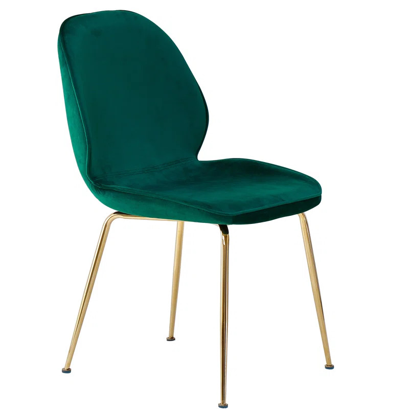 Velvet Upholstered Side Chair (Set of 2) | Wayfair North America