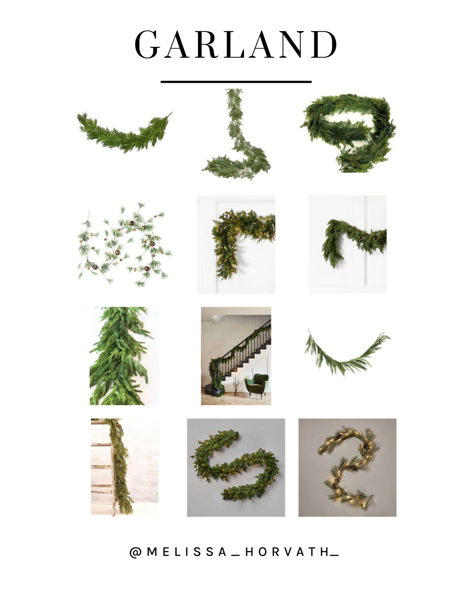 Faux garland, Christmas garland, holiday greenery, Pine garland, cedar garland, Norfolk garland, Afloral 

#LTKSeasonal #LTKHoliday #LTKhome
