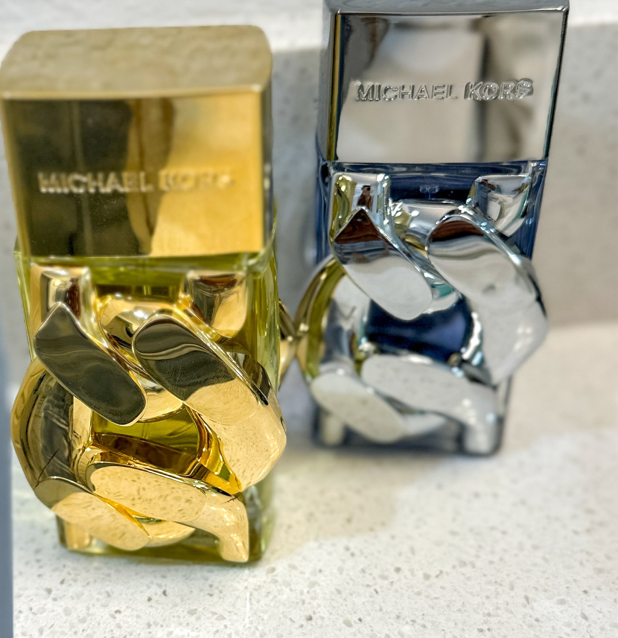 Valentine’s Day is right around the corner. His and Hers sets. Purchased these for my husband and I. Each set comes with perfume or cologne with lotion, shower gel and a travel scent. #MichaelKors #Cologne #Perfume #ValentinesDay #Scents 