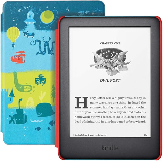 Kindle Kids Edition, a Kindle designed for kids, with parental controls - Space Cover | Amazon (US)
