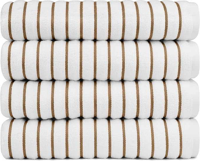 Black & White Brands Brazilian Beach/Pool/Bath Towel - Ultimate Luxury XL 36x70 100% Cotton Absor... | Amazon (US)