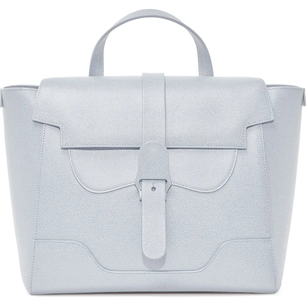 SENREVE Maestra Bag Pebbled Leather 4-Way Convertible Handbag in Ice at Nordstrom | Nordstrom