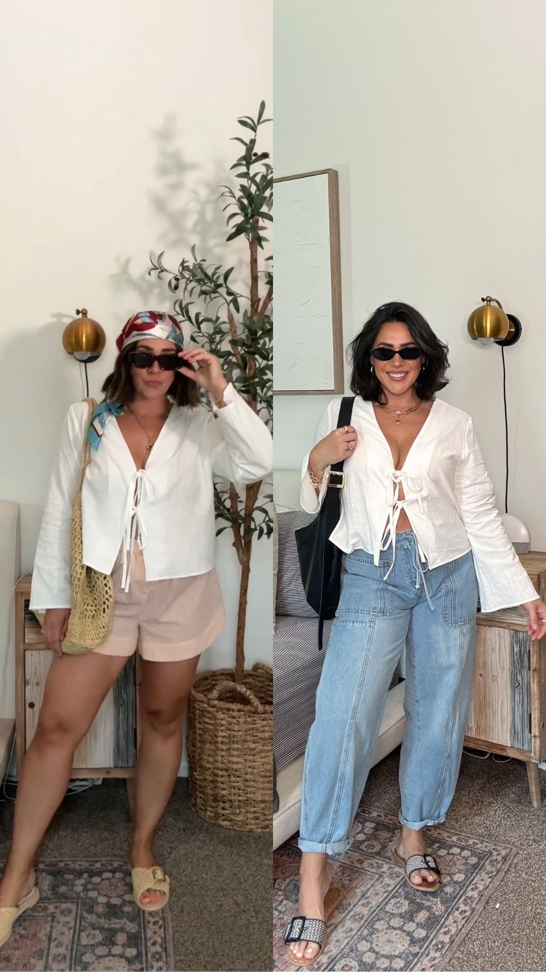 Boho vs boho chic spring outfit, which is your favorite?? Size L in the top & bottoms!

#LTKootd #LTKSeasonal #LTKMidsize