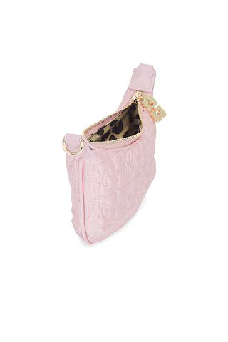 Ganni Butterfly Mini Flat Cosmetic Pouch in Powder from Revolve.com | Revolve Clothing (Global)