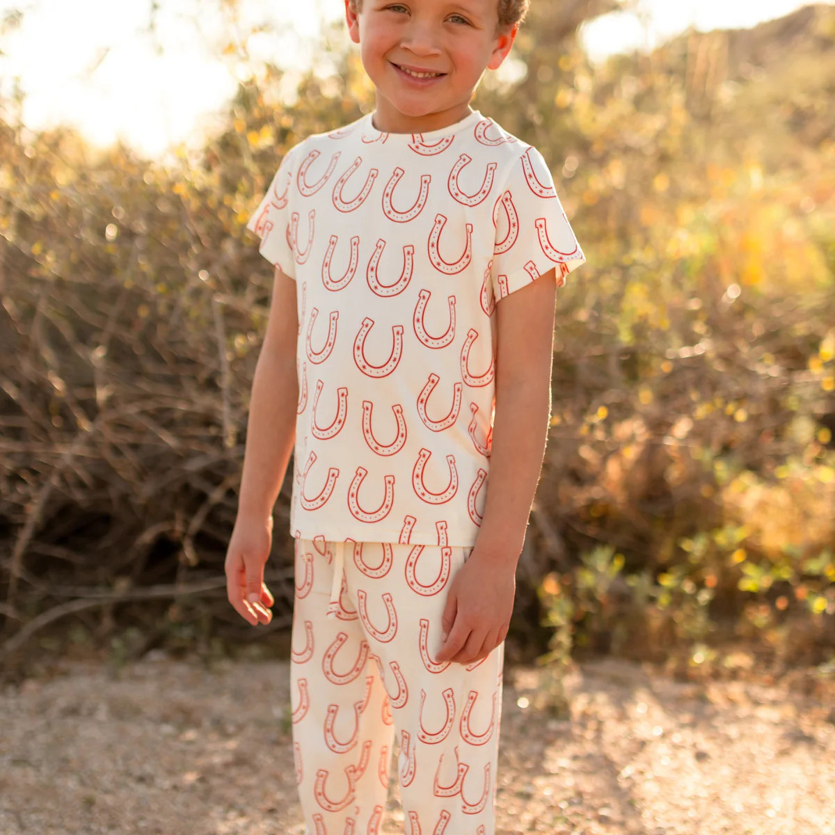 Youth Jogger Set In Horseshoe | Silks Design
