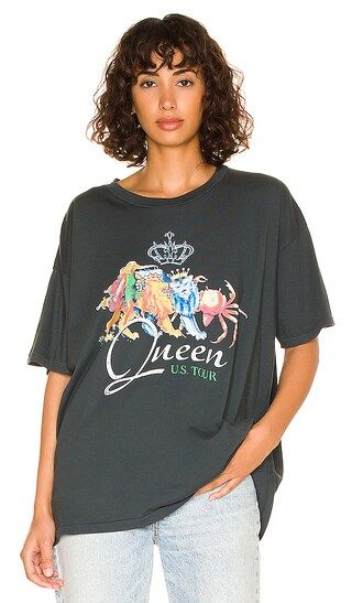 Queen US Tour Merch Tee in Vintage Black | Revolve Clothing (Global)