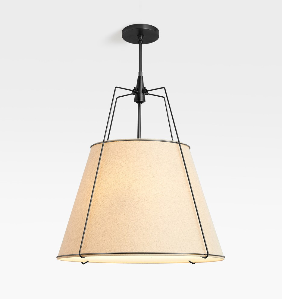 24" Conical Drum Pendant | Rejuvenation