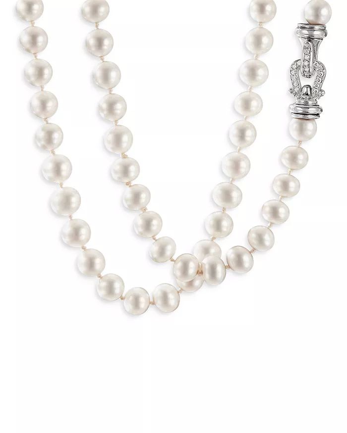 Cultured Freshwater Pearl Necklace with Diamonds | Bloomingdale's (US)