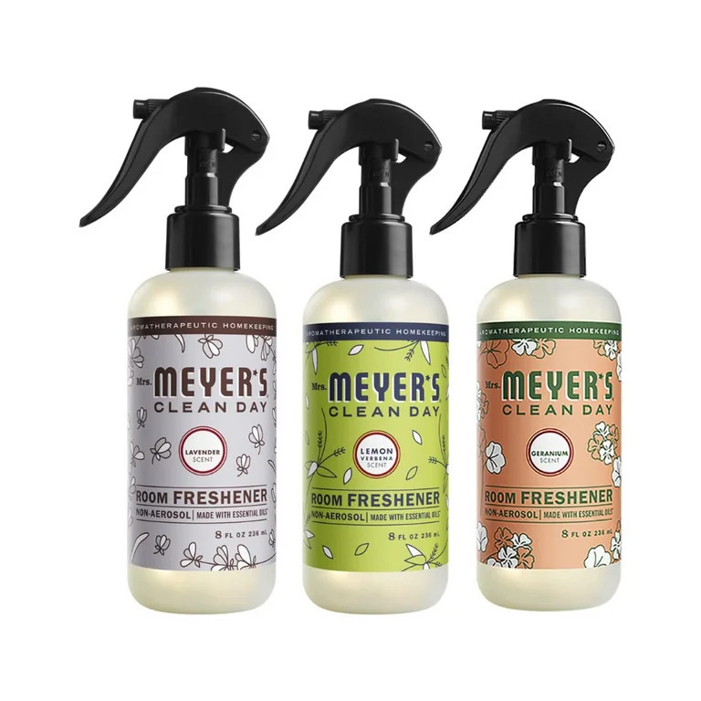 Mrs. Meyer's Room Freshener Variety, 1 Lemon Verbena, 1 Geranium, 1 Lavender, 8 oz each, 1 CT - W... | Walmart (US)