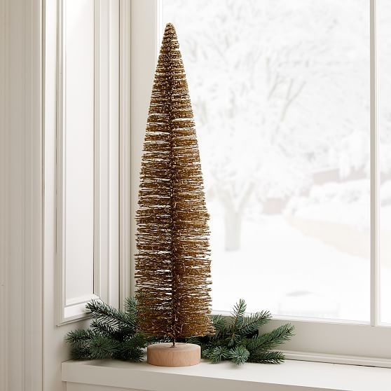 Champagne Bottle Brush Tree, Large | West Elm (US)