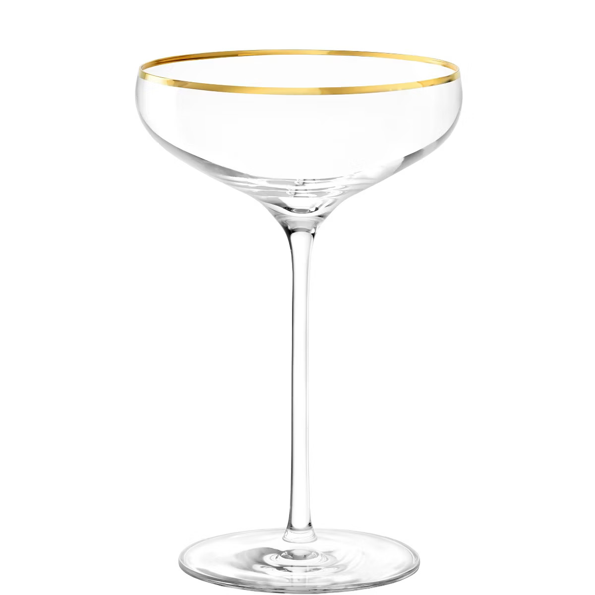 Set of 4 Cabaret Coupe with Gold Rim 10.25oz Drinkware Glasses - Stolzle Lausitz | Target