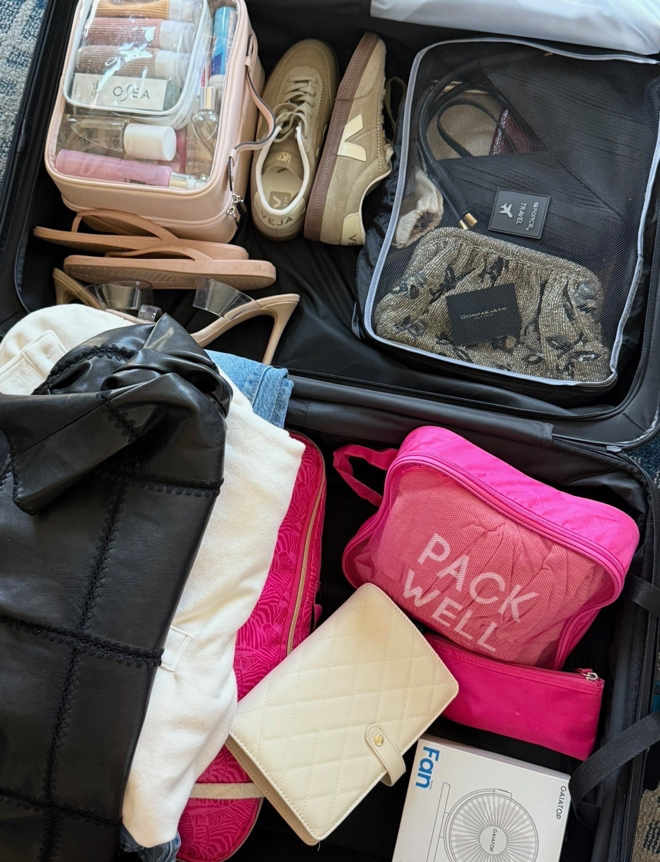 What I’m packing for my upcoming trip ✈️ Packing cubes are a total must for me 🙌 Staying organized while traveling seriously keeps me put together! 

#LTKStyleTip #LTKFindsUnder100 #LTKSaleAlert
