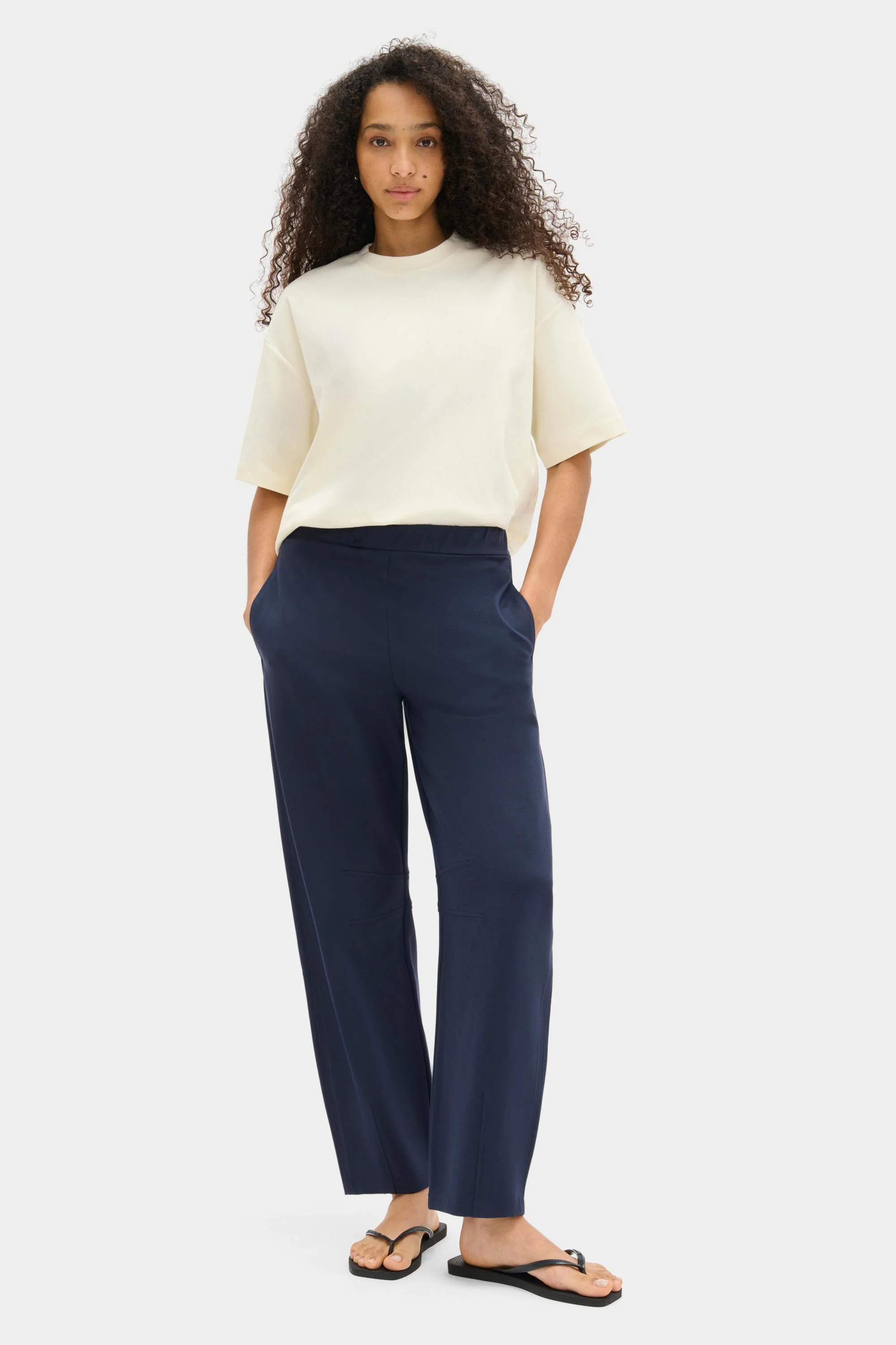 ALIGNE Ponte Trouser - Blue | Markus | ALIGNE UK & EU