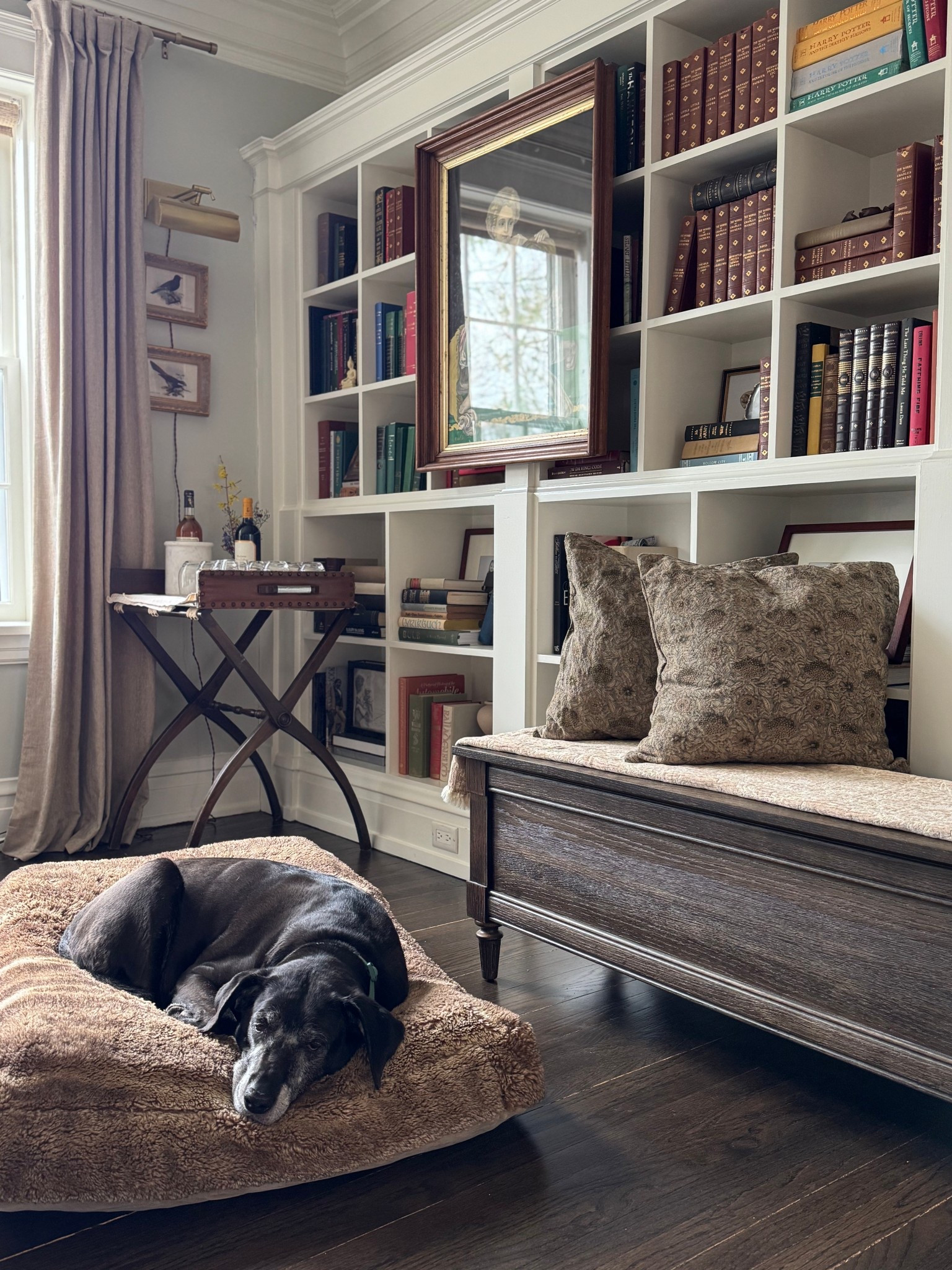To accommodate 18 guests for a dinner party we brought down our son’s storage bench - and fancied it up with some beautiful pillow covers and blanket from @rejuvenation.

#LTKHome