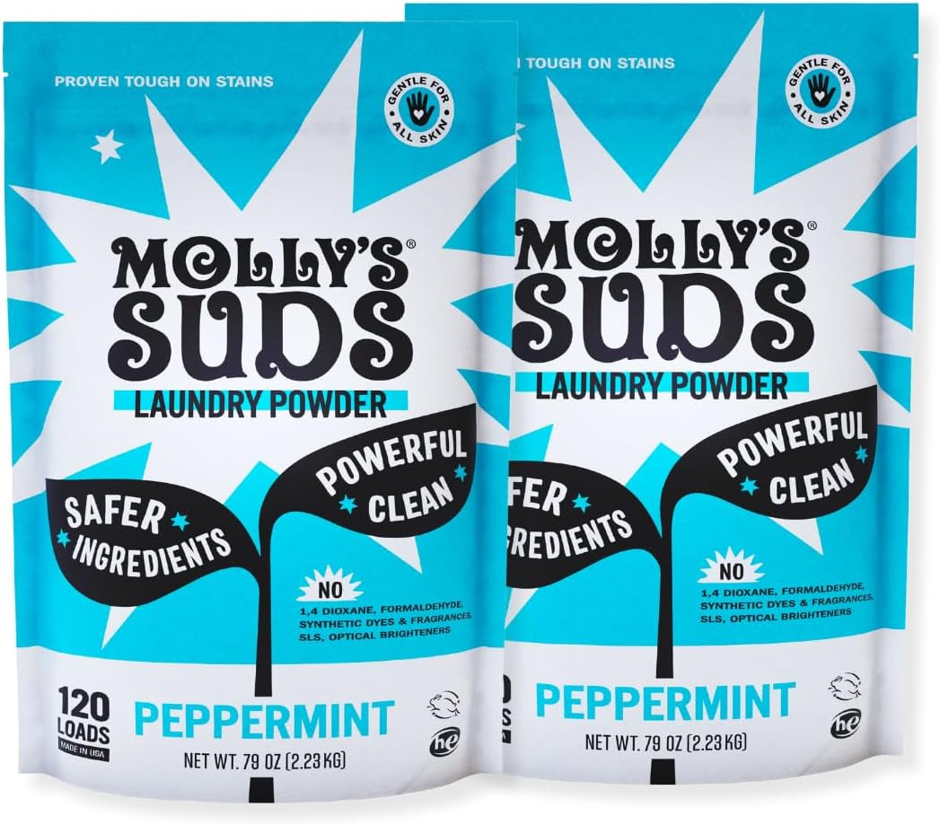 Molly's Suds Original Laundry Detergent Powder | Natural Laundry Detergent Powder for Sensitive S... | Amazon (US)