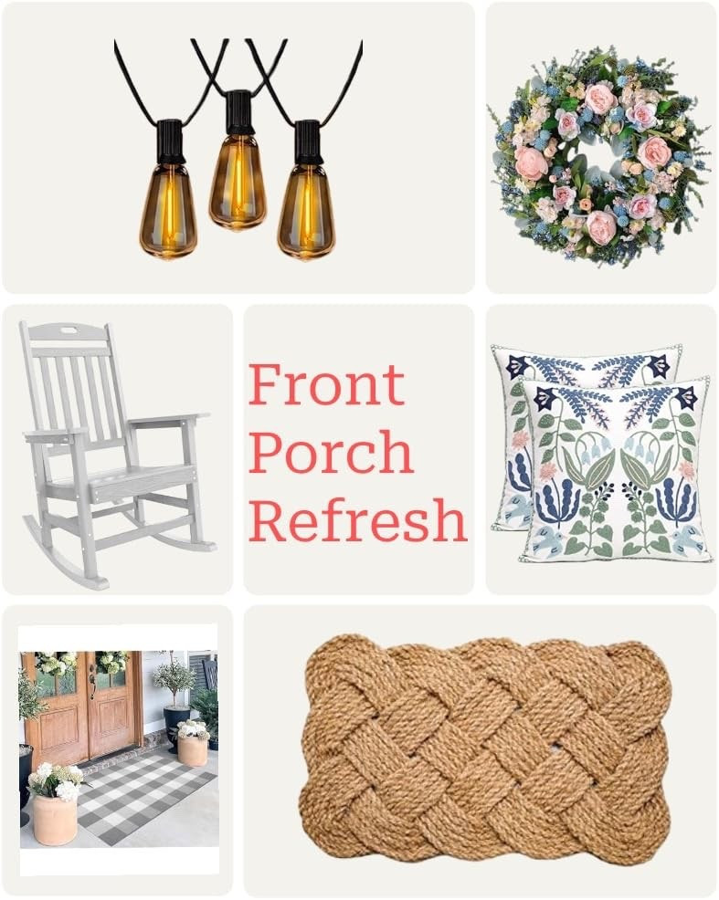 Updated my front porch to give it the sweetest Southern charm. 

#LTKHome #LTKSeasonal #LTKOver40