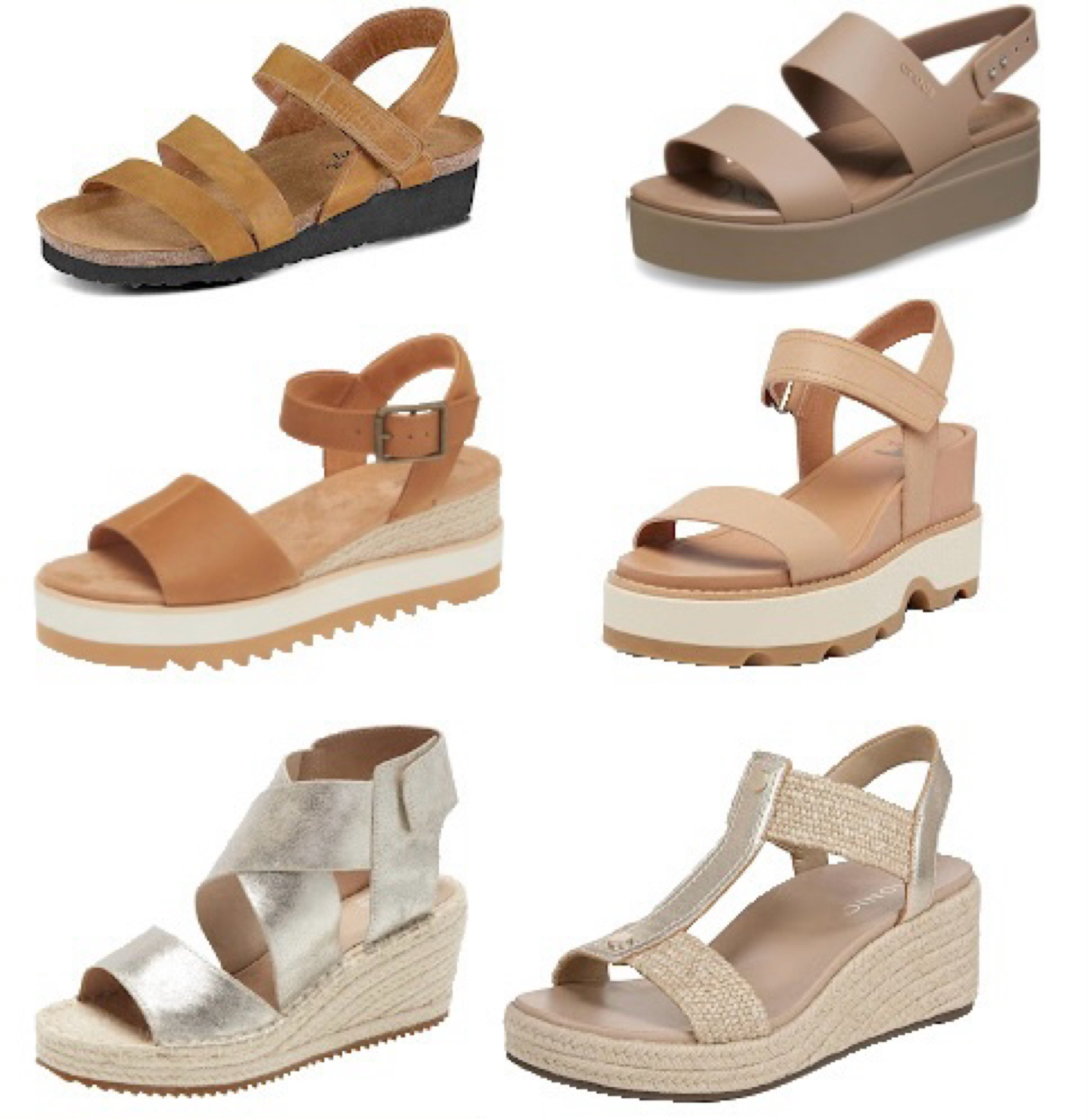 When asked if they should pack high heels, it seems that most women agree: skip the heels and pack comfortable wedge heels if you can’t do without a dressy shoe. So here are the most comfortable wedges for travel.

#TravelFashionGirl #TravelFashion #TravelShoes #wedgesandals  #wedgesfortravel #comfortablewedges #comfortablewedgesandals #comfortablewedgessummer #wedgeoutfit #wedgeheels

#LTKTravel #LTKShoeCrush #LTKStyleTip