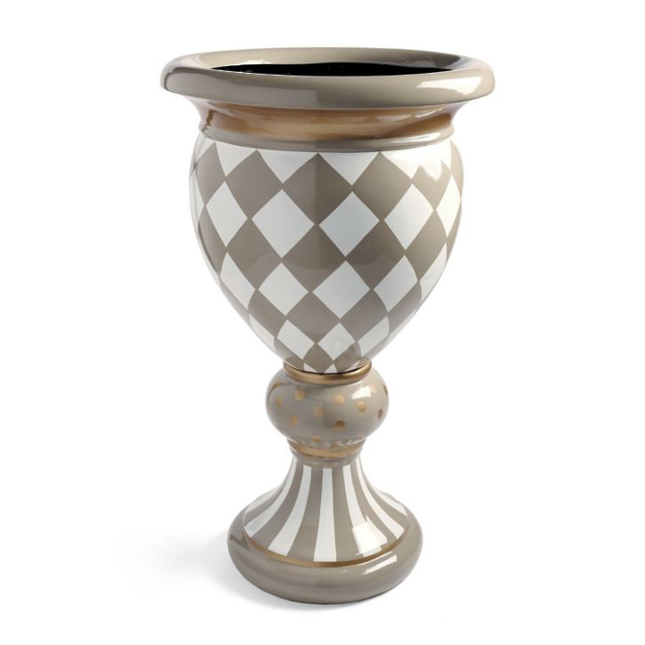 Zara Painted Pedestal Planter | Grandin Road | Grandin Road