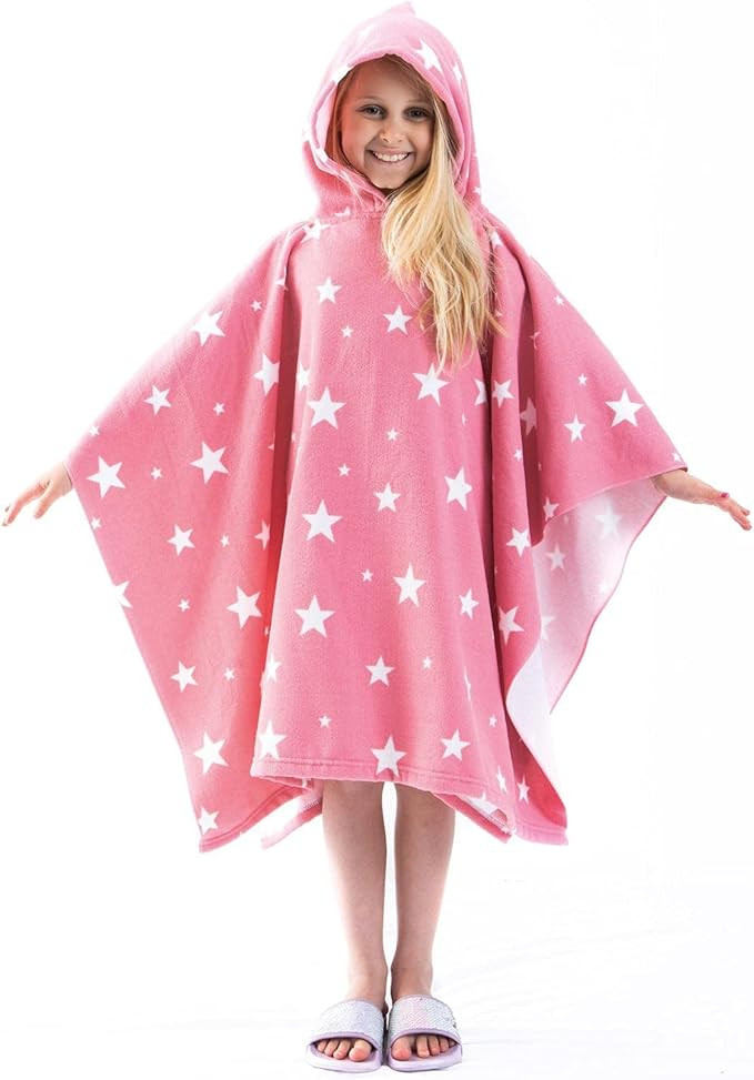 Dreamscene Poncho Towel for Kids, Boys Girls Kids Changing Towel Beach Towel Kids Changing Robe H... | Amazon (UK)