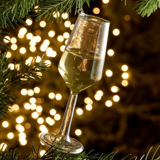 Champagne Glass Ornament | West Elm CA
