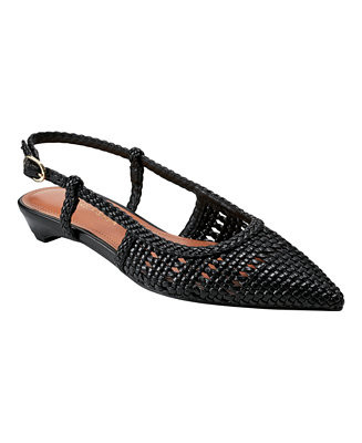 Marc Fisher Women's Kelysa Woven Slingback Flats - Macy's | Macy's