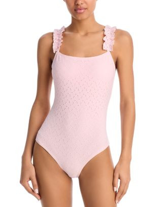 Ruffle Strap One Piece Swimsuit - Exclusive | Bloomingdale's (US)